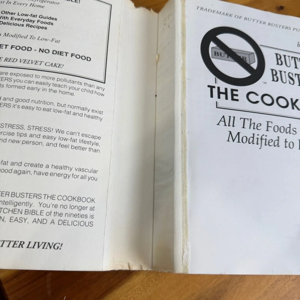 Butter Busters cookbook by Pam Mycoskie 1994